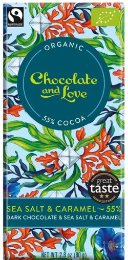 Chocolate and Love Sea Salt 55 % BIO 80 g