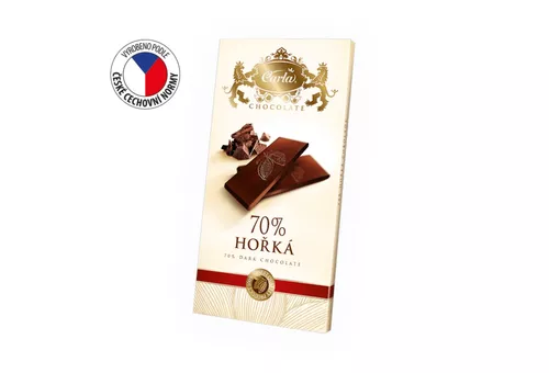 Carla Hořká čokoláda 70% 80 g