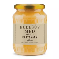 Kubešův med Med květový pastovaný (šlehaný) 480 g