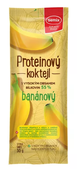 SEMIX Proteinový koktejl banánový 30 g