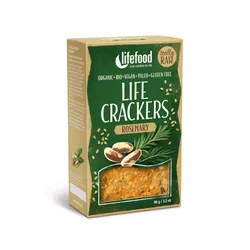 Lifefood Life Crackers Rozmarýnové BIO RAW 90 g