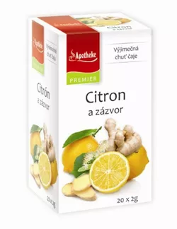 Apotheke Premier Citron a zázvor 20 sáčků