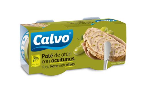 Calvo Tuňákové paté s Olivami 2x75 g